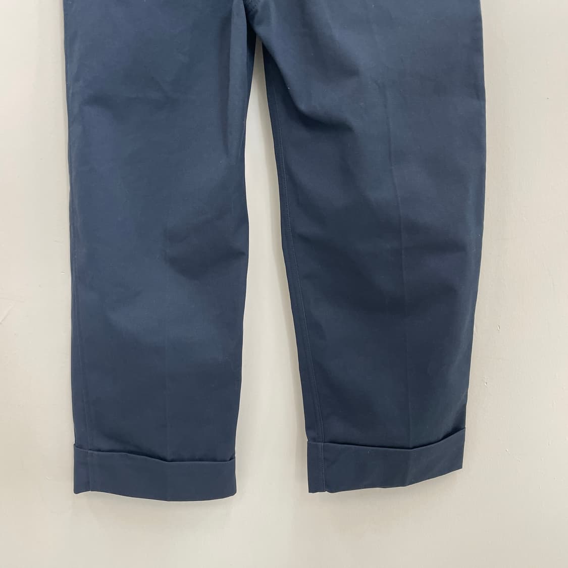 아크네 스튜디오 네이비 롤업 와이드 코튼 팬츠 상품이미지6