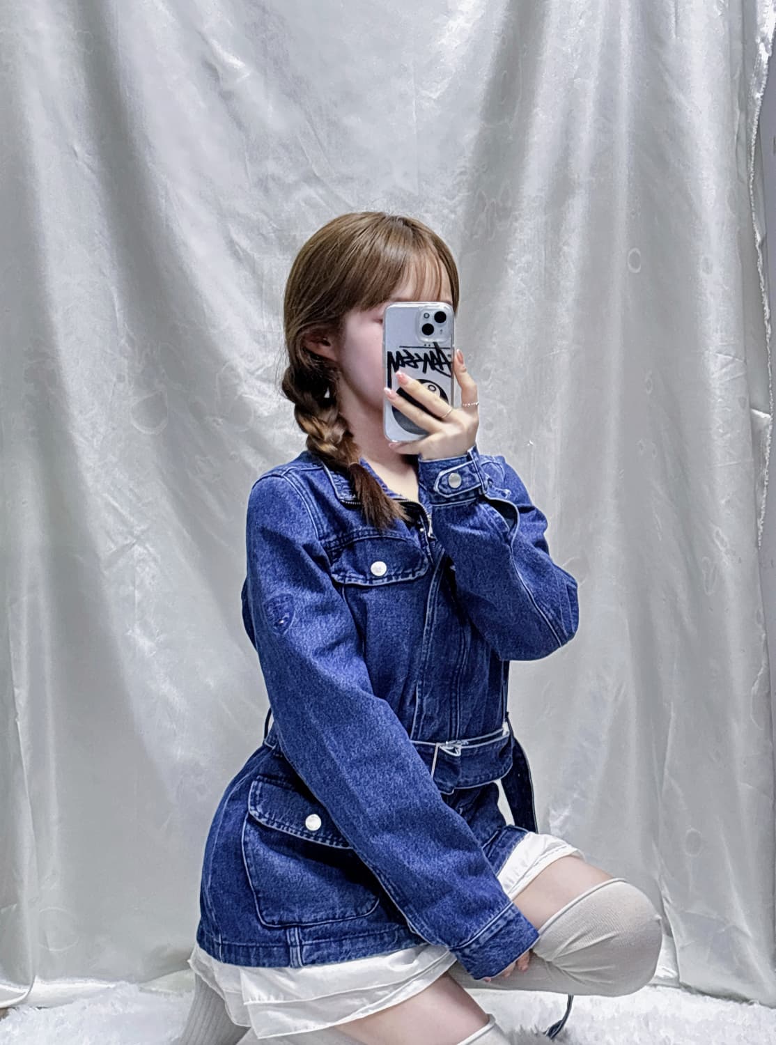 타미힐피거 데님 벨티드 자켓  상품이미지3