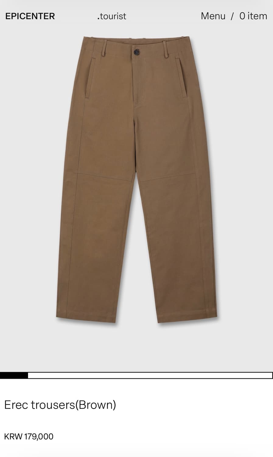 에피센터 Epicenter Erec trousers M사이즈 상품이미지1