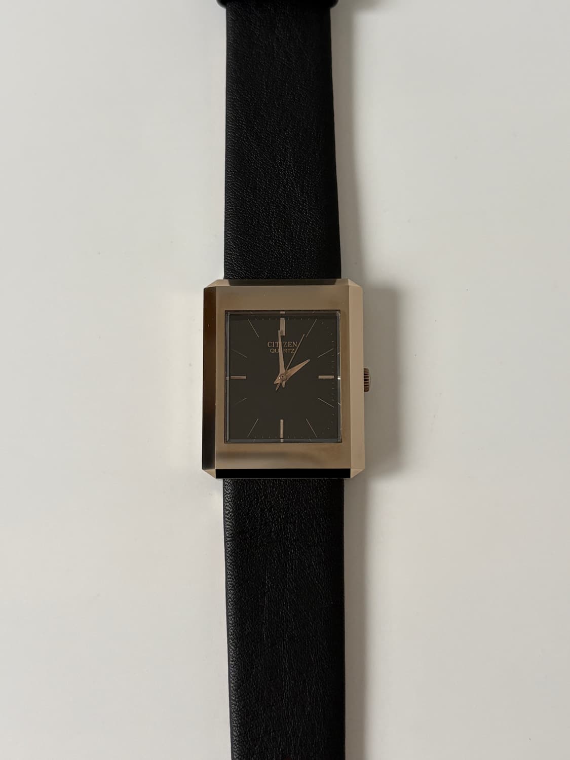 1980s Black Dial Gold Square Quartz 상품이미지1