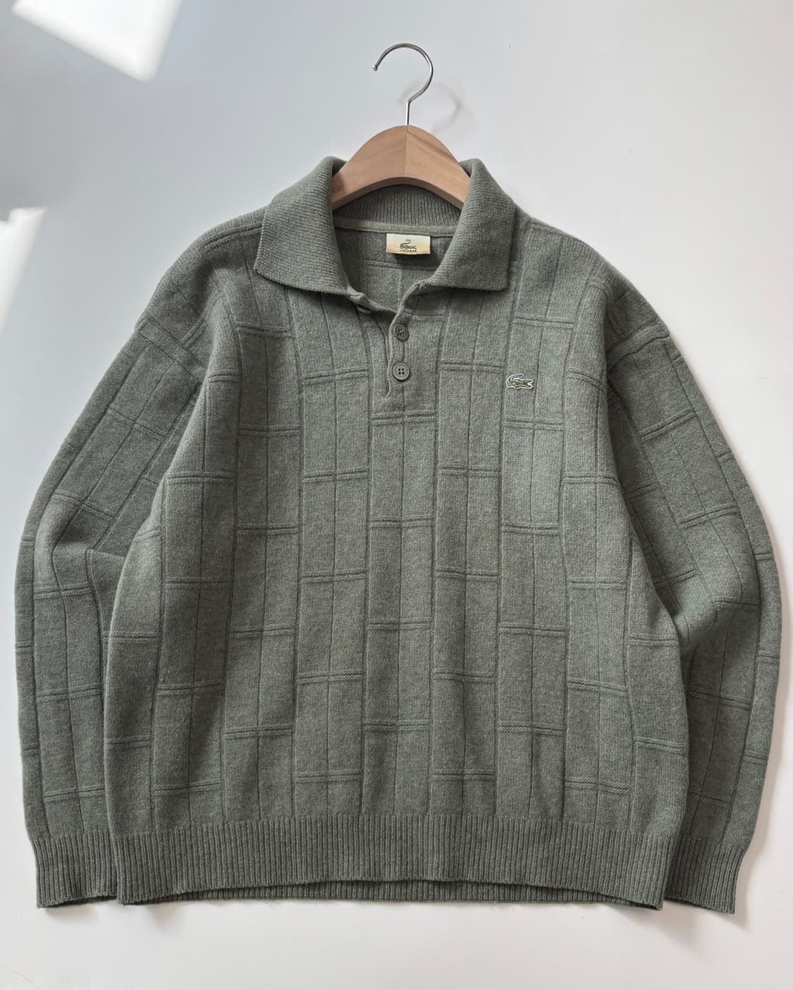 Lacoste 라코스테 카키 카라 니트  상품이미지1
