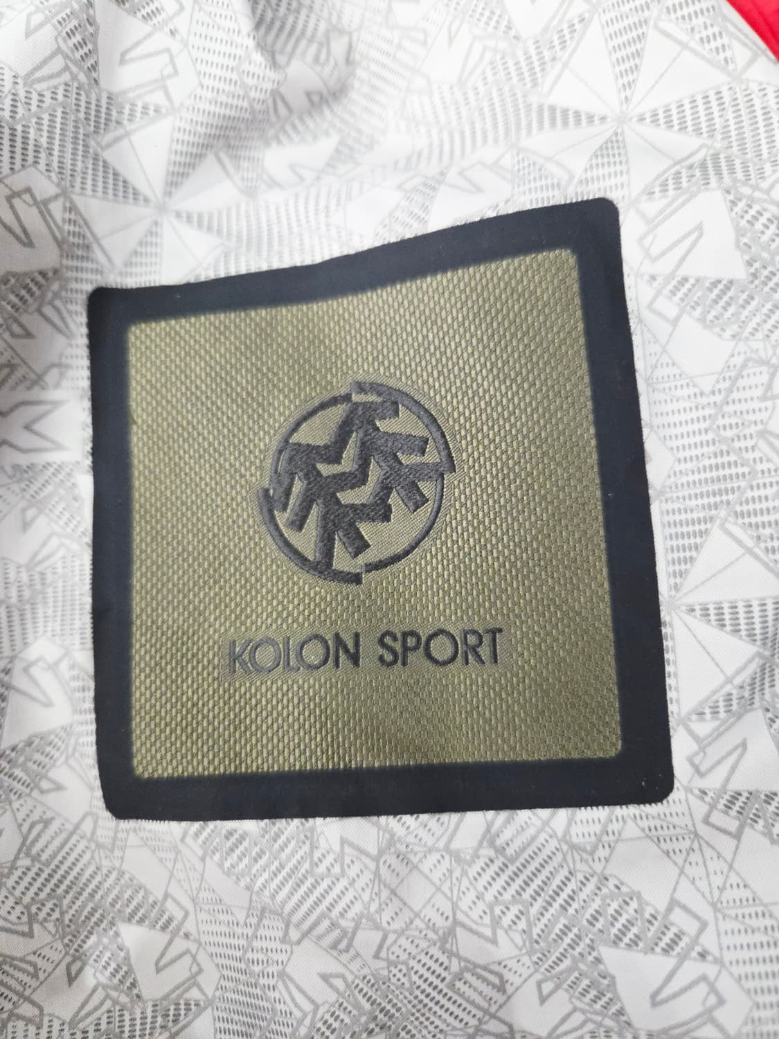 코오롱스포츠 남성 나일론 레드 바람막이_105 상품이미지6