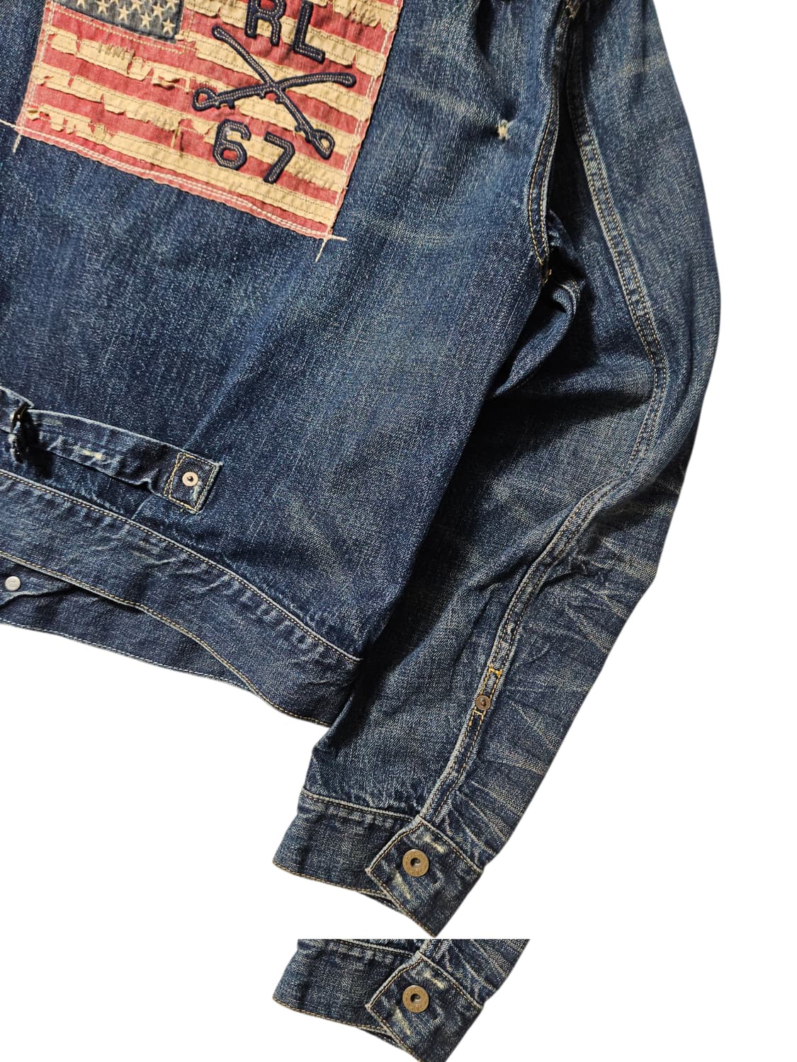 폴로 랄프로렌 타입2 트러커 자켓 청자켓 M 2세대 상품이미지5