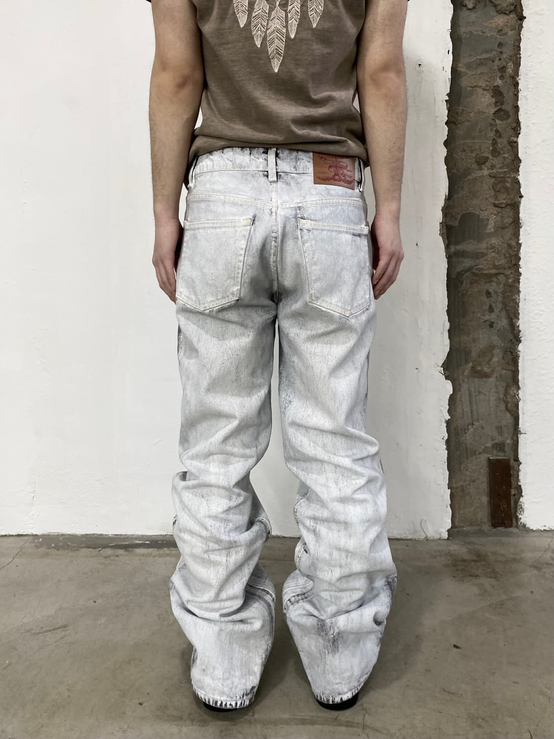 와이프로젝트 튜더 디스트로이드 스플릿 헴 데님 상품이미지1