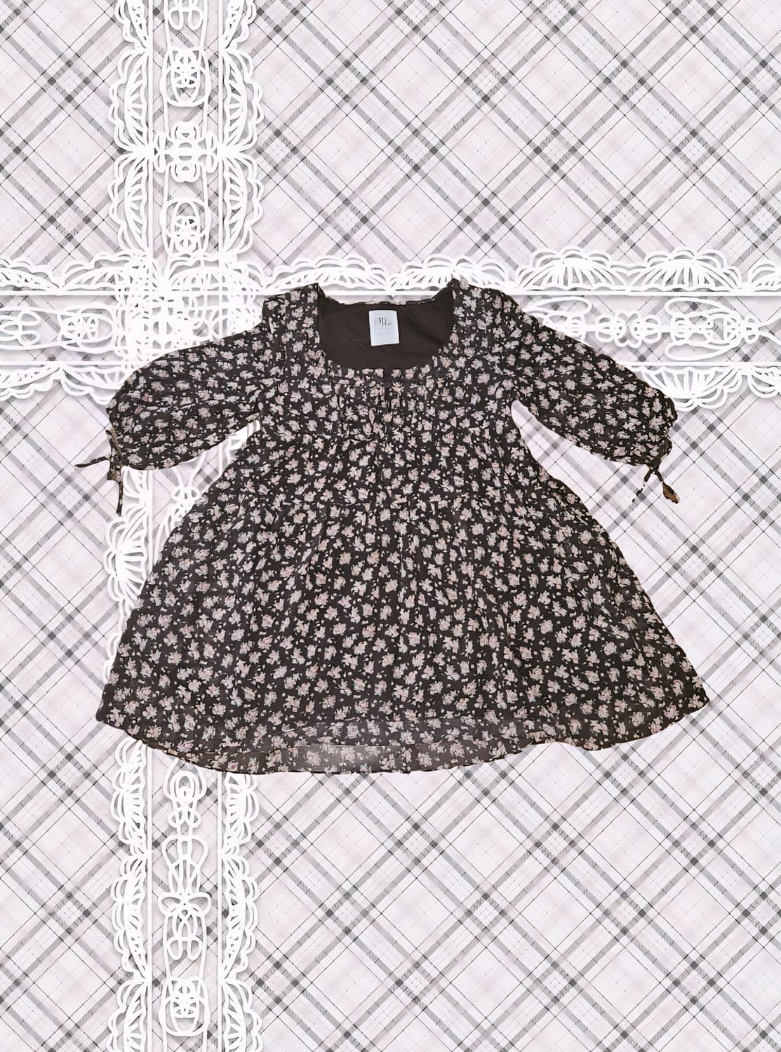 me couture 빈티지 딸기초코 미니 원피스 상품이미지1