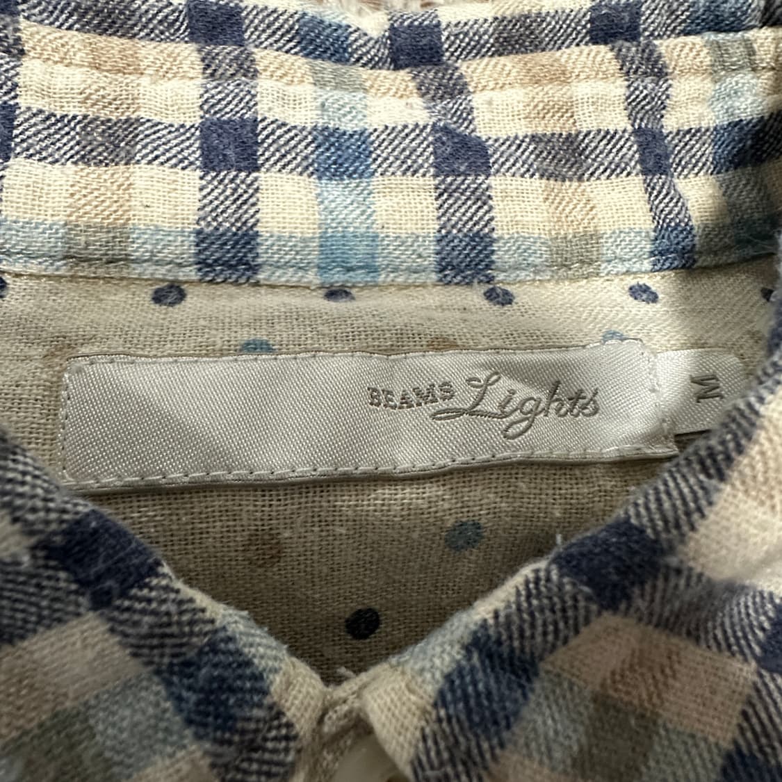 BEAMS light cotton linen shirt 상품이미지4