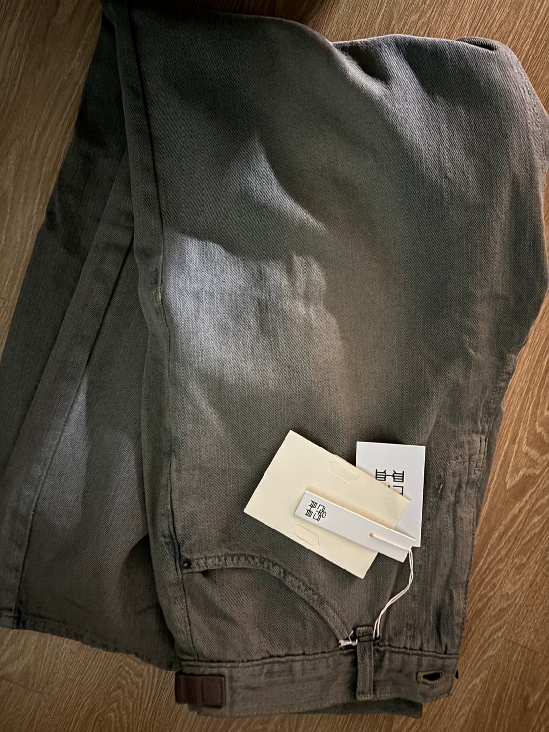 [3] 폴리테루 고시마 데님 dyed blue gray 상품이미지1