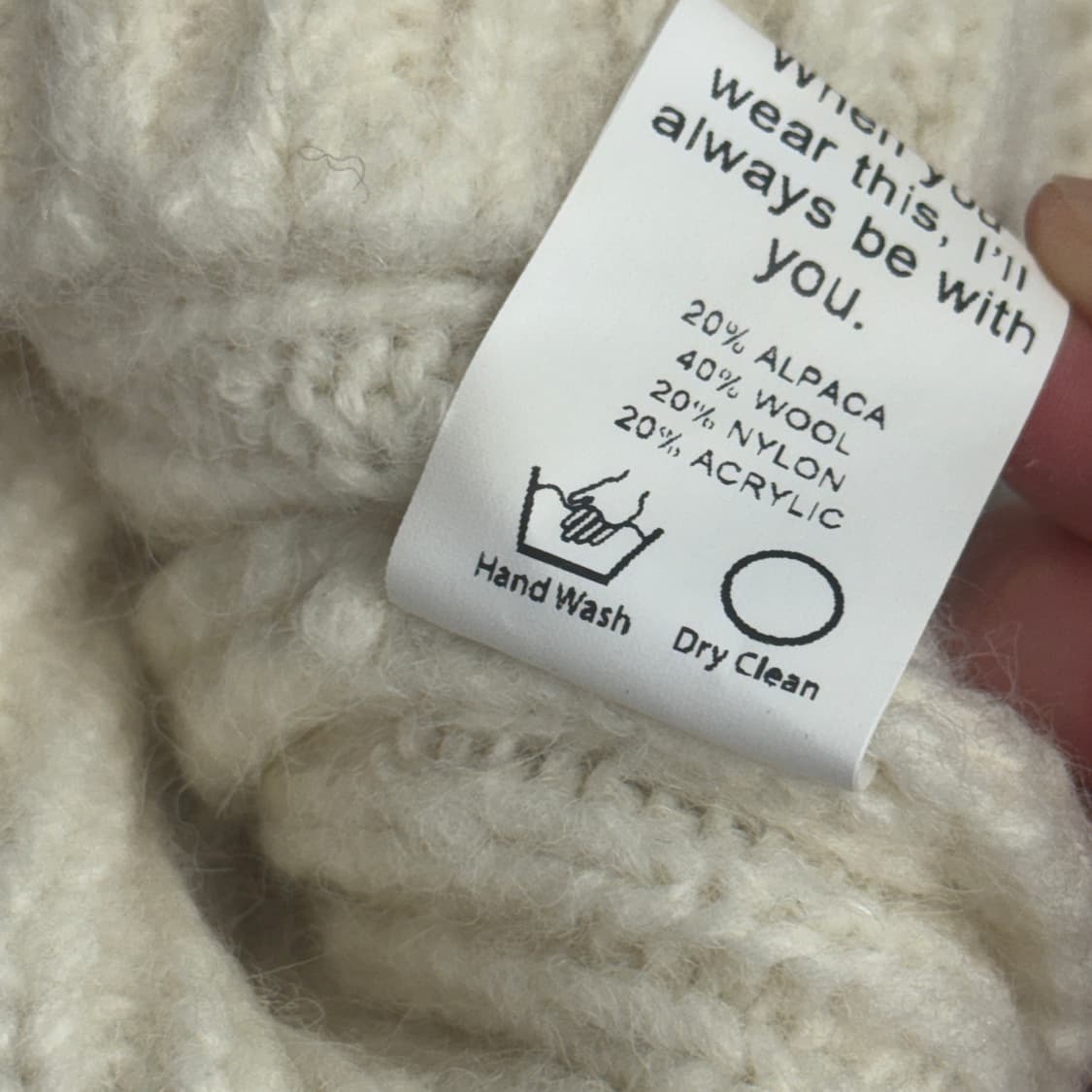 새상품) 제이키치 알파카 니트원피스 상품이미지10