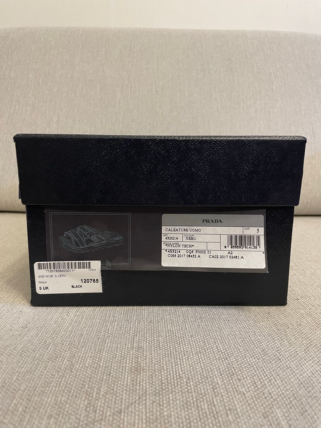 [새상품] 프라다 PRADA 나일론 샌들 블랙 (260mm) 상품이미지2