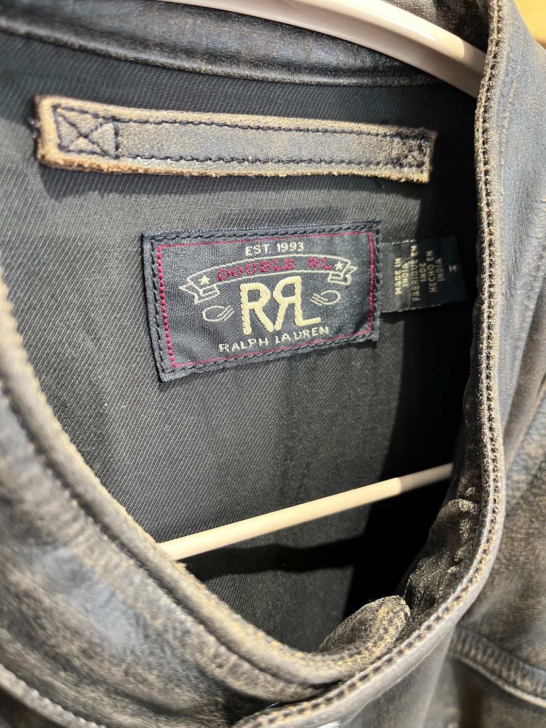 더블알엘 RRL 모토 레더 자켓 상품이미지2