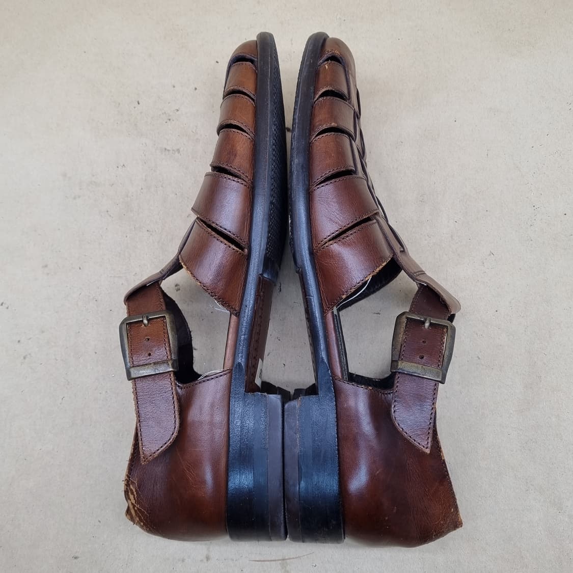 BRAGANO 이탈리아 가죽 샌들 255~260 상품이미지5