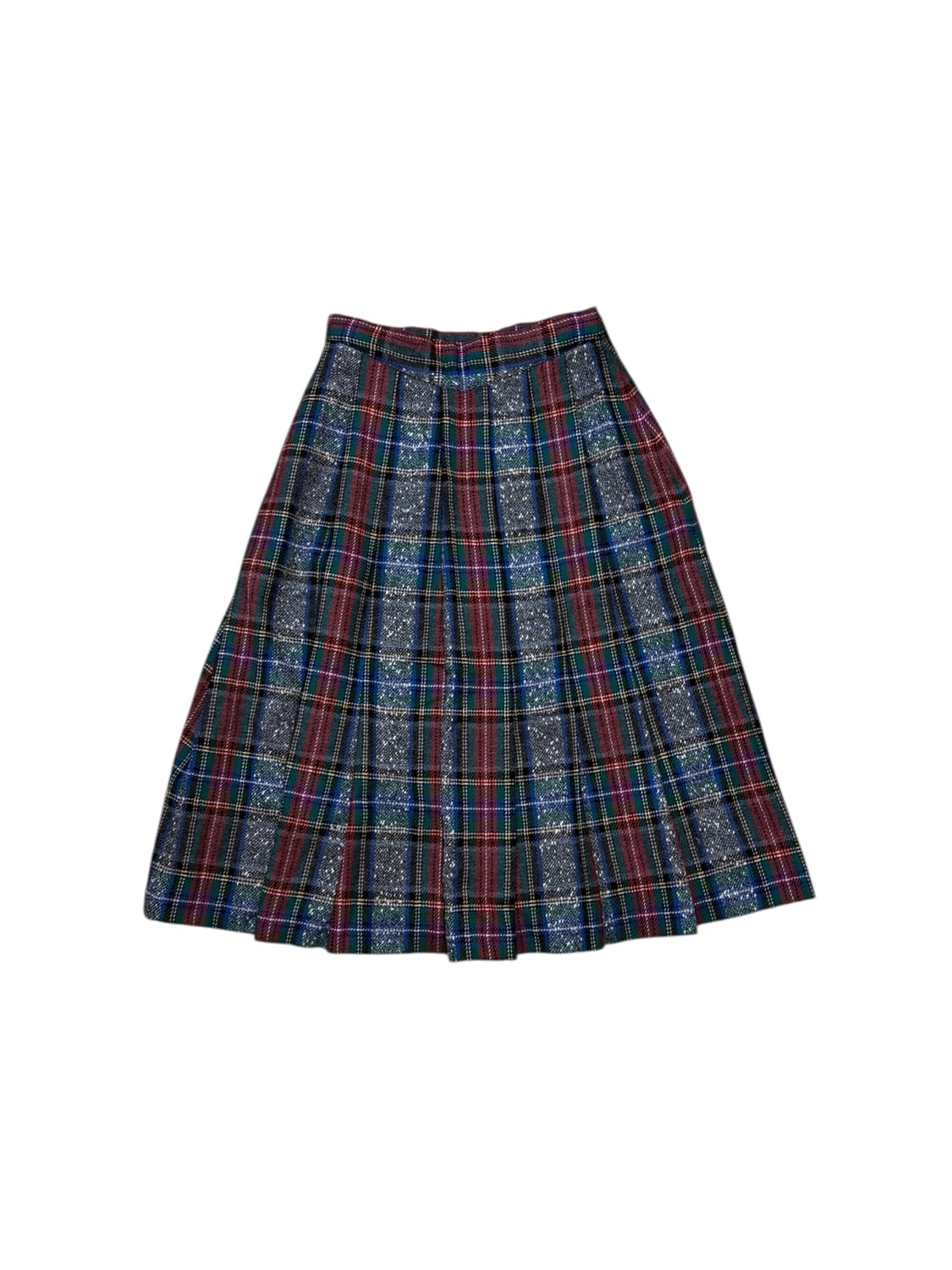 vintage check wool skirts 상품이미지1