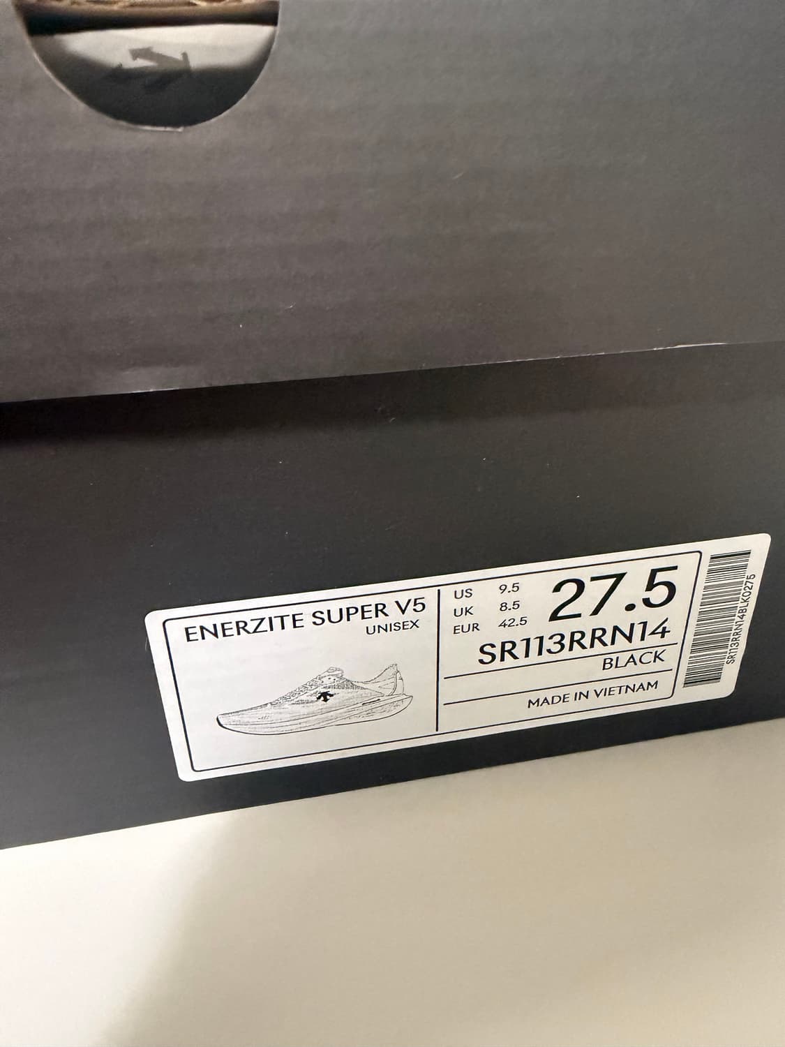 데상트 에너자이트 슈퍼V5 새상품 275 상품이미지4