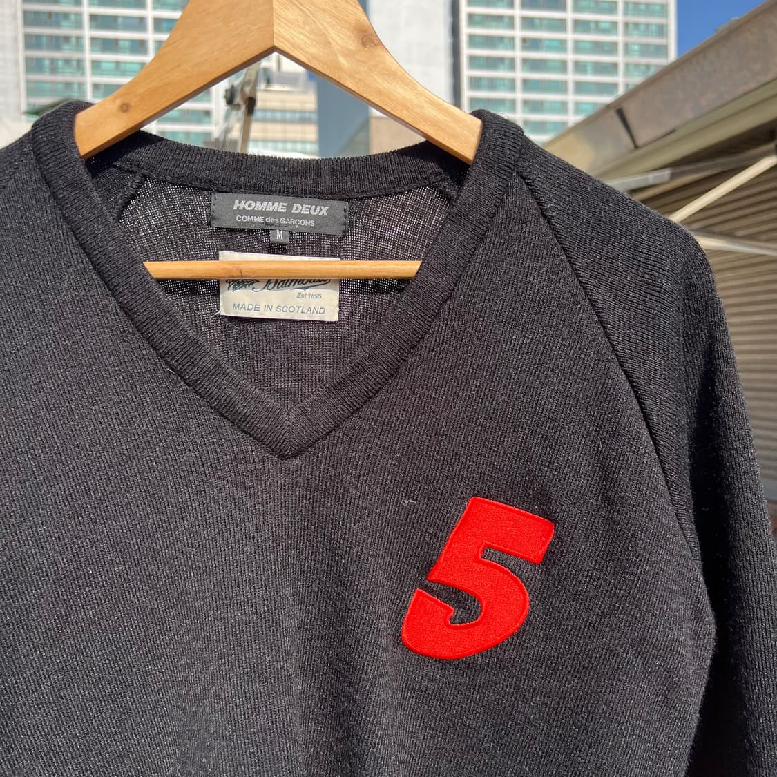 꼼데가르송 옴므 듀스 19SS Balmoral 아크릴 니트 상품이미지2