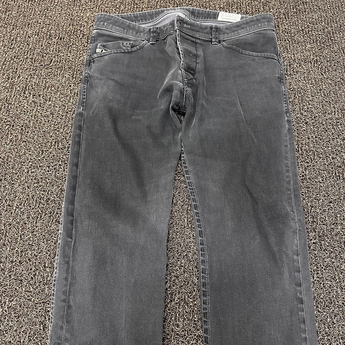 Diesel 디젤 워싱 흑청 데님 청바지 33인치 상품이미지2