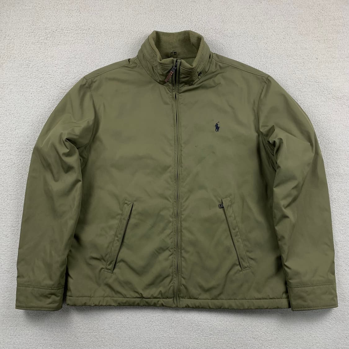 폴로 랄프로렌 포니로고 폴리쉘 페리 자켓 올리브 상품이미지1
