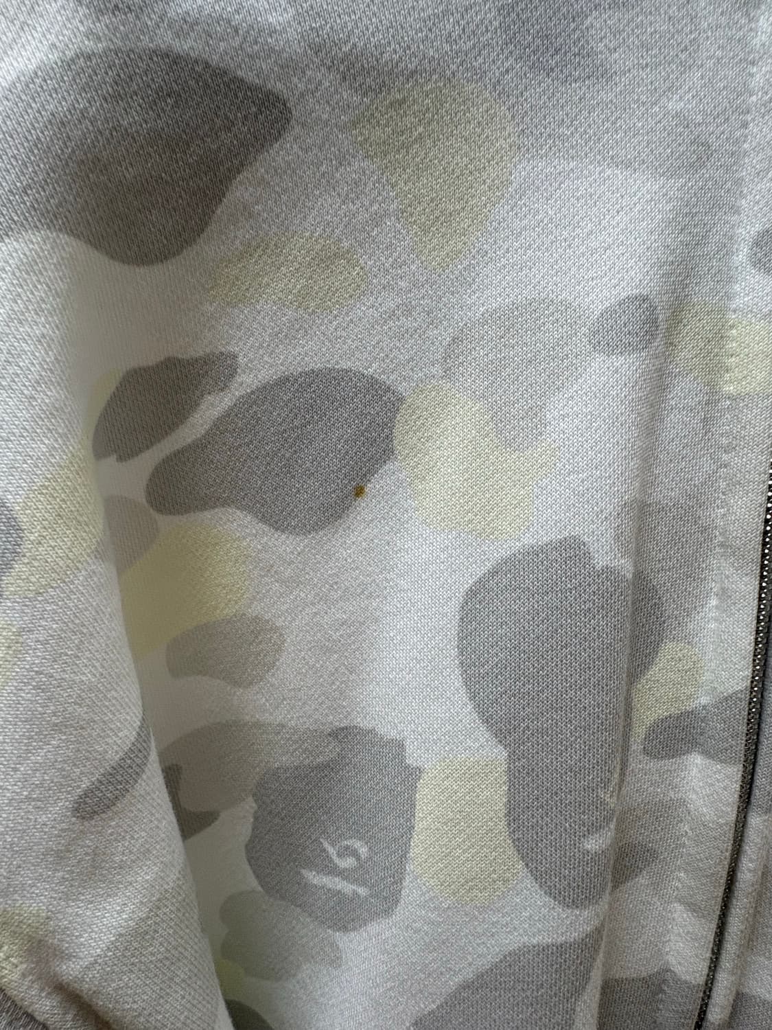 베이프 화이트 카모 풀집 후드 상품이미지3