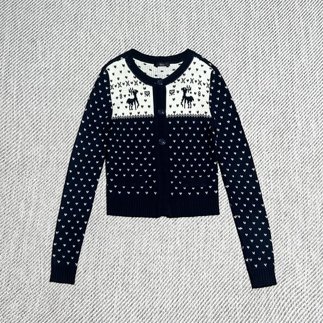 [S] Roem 로엠 우먼즈 노르딕 니트 가디건 상품이미지1