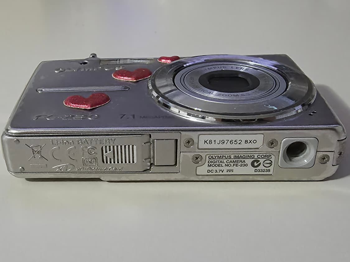 올림푸스 FE-230 빈티지 디지털카메라 (하자) 상품이미지5