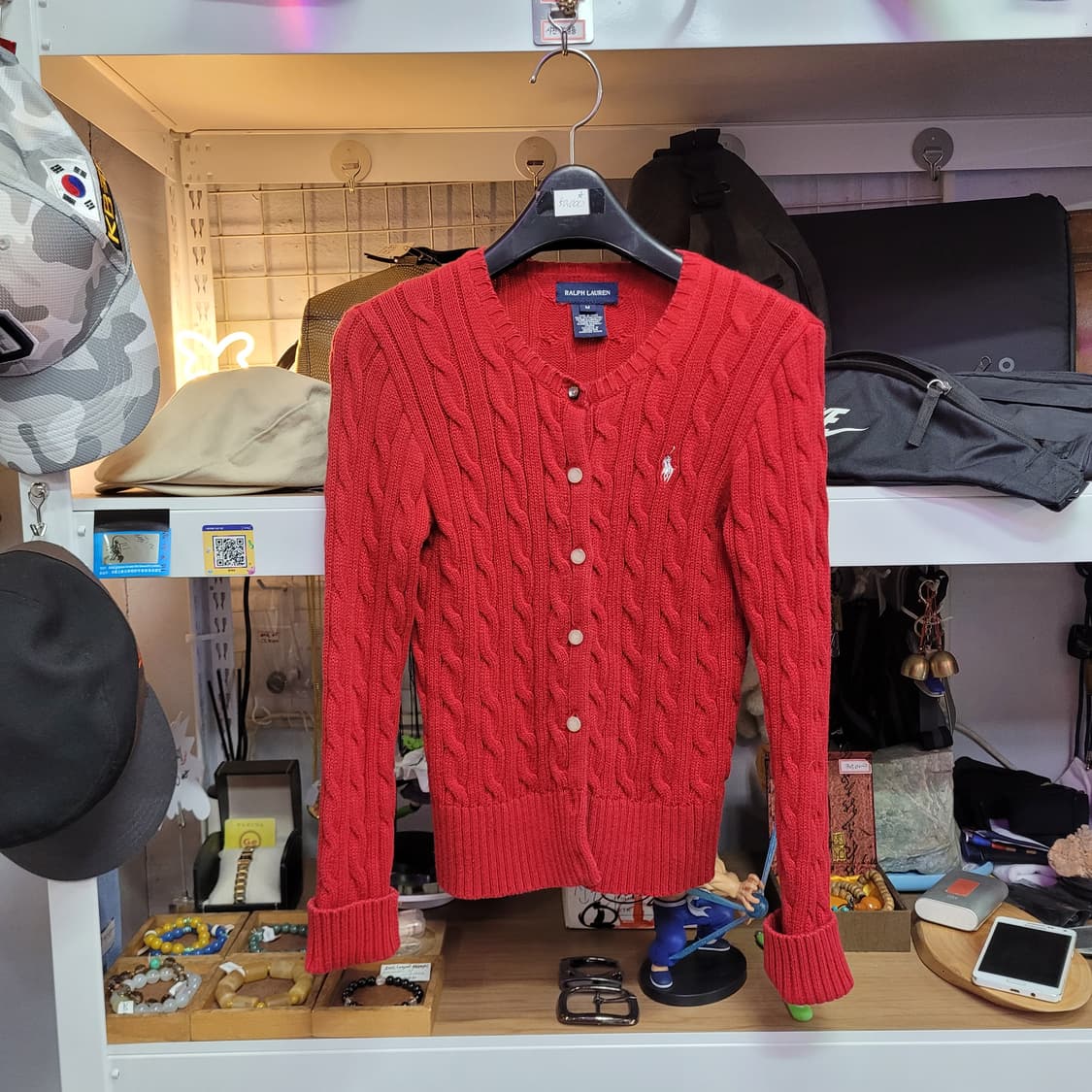 Polo 폴로 랄프로렌 케이블 꽈배기 가디건 상품이미지1
