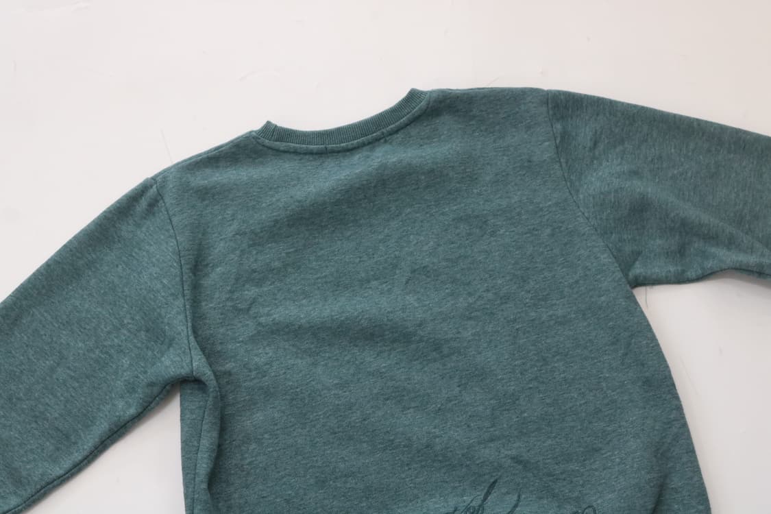 빈티지 네이티브 그래픽 멜란지 그린 스웻셔츠 상품이미지7