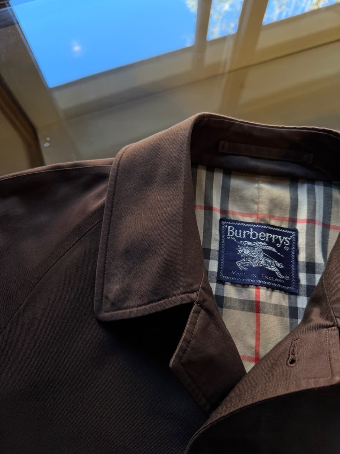 버버리 클래식 개버딘 코트 남성100 상품이미지5