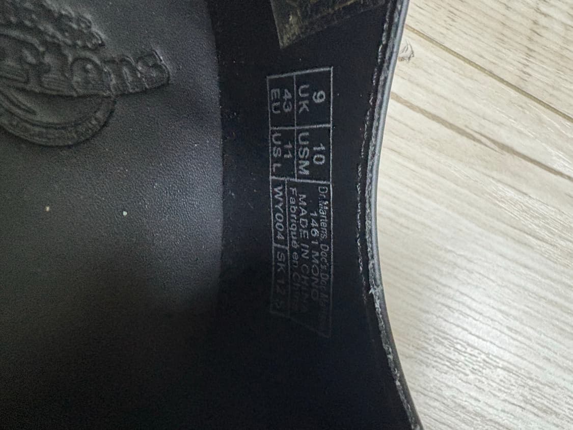 닥터마틴 1461 3홀 모노 블랙 280 상품이미지7