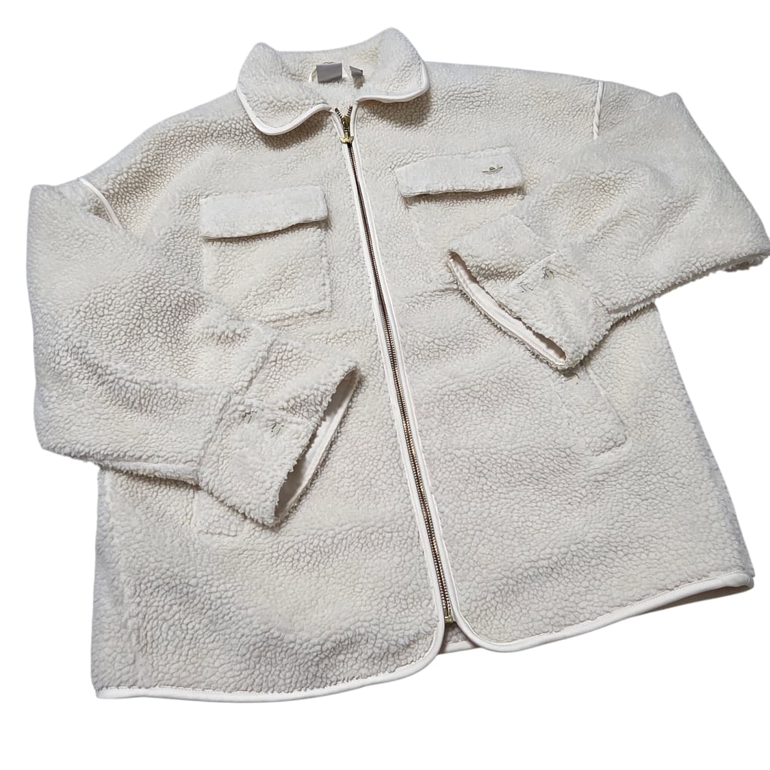 Adidas 아디다스 쉐르파 자켓 포켓 뽀글이 집업 상품이미지2