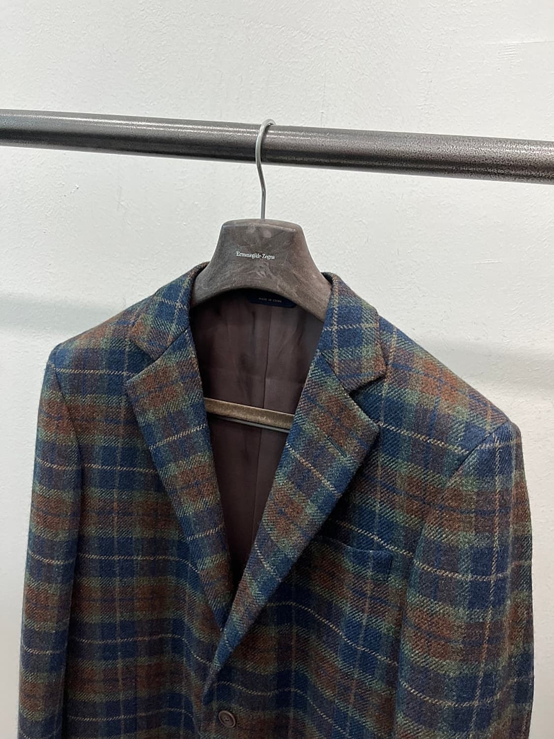 105) 브룩스브라더스 체크 울자켓  상품이미지3