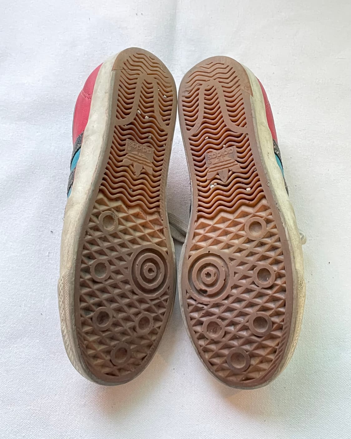 아디다스 오리지널스 빈티지 레더 스니커즈 / 레드 터키 블루 상품이미지3