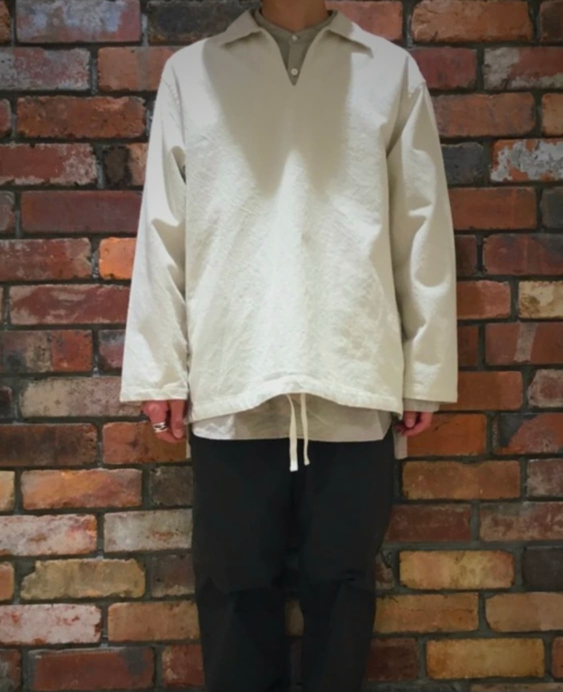 네스트로브컨팩트 코튼 실크 넾 서지 셔츠 상품이미지6