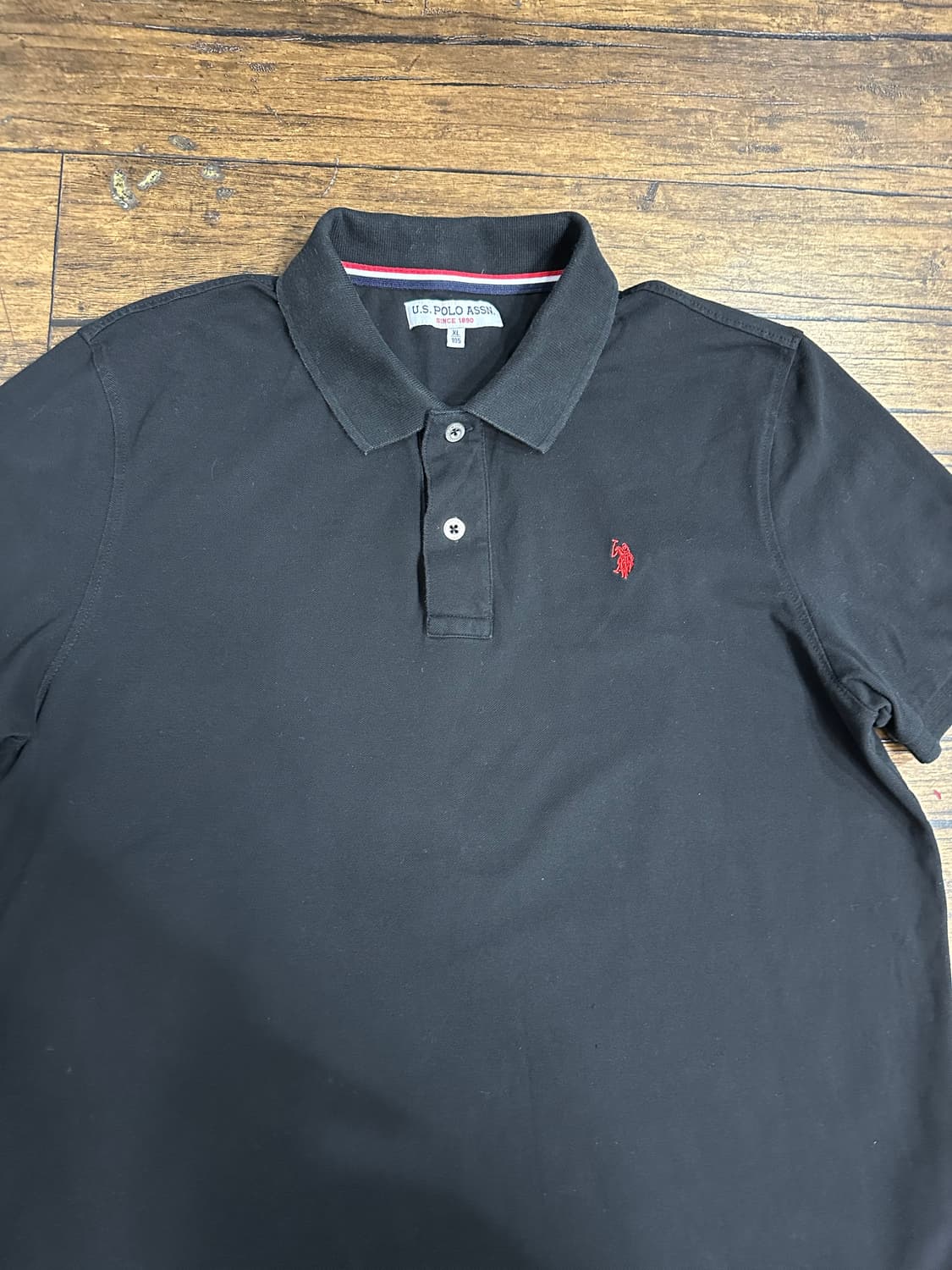 US POLO ASSN 기본 카라티 실측L 상품이미지2