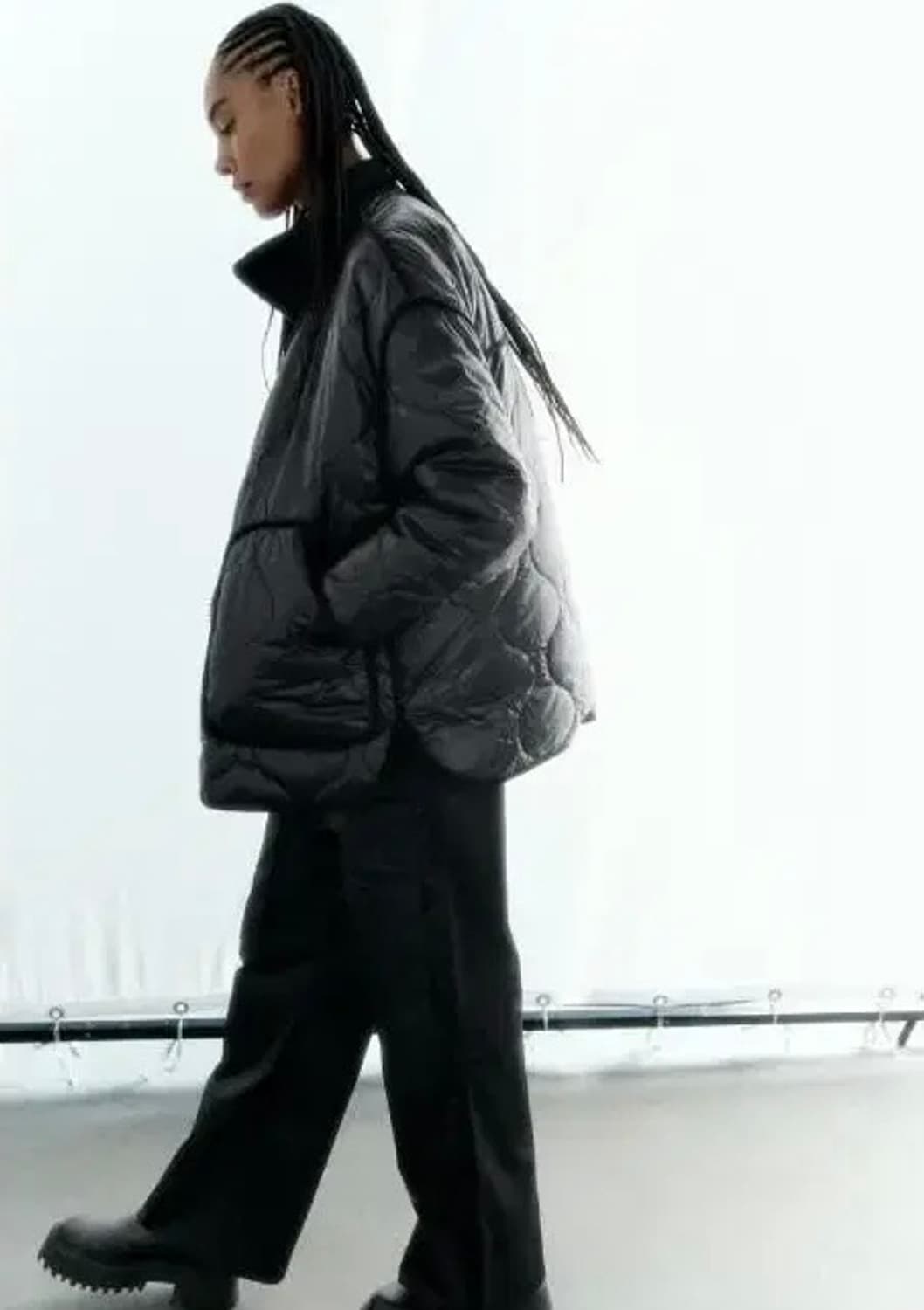 자라 퀼팅 패딩 L 정품 상품이미지1