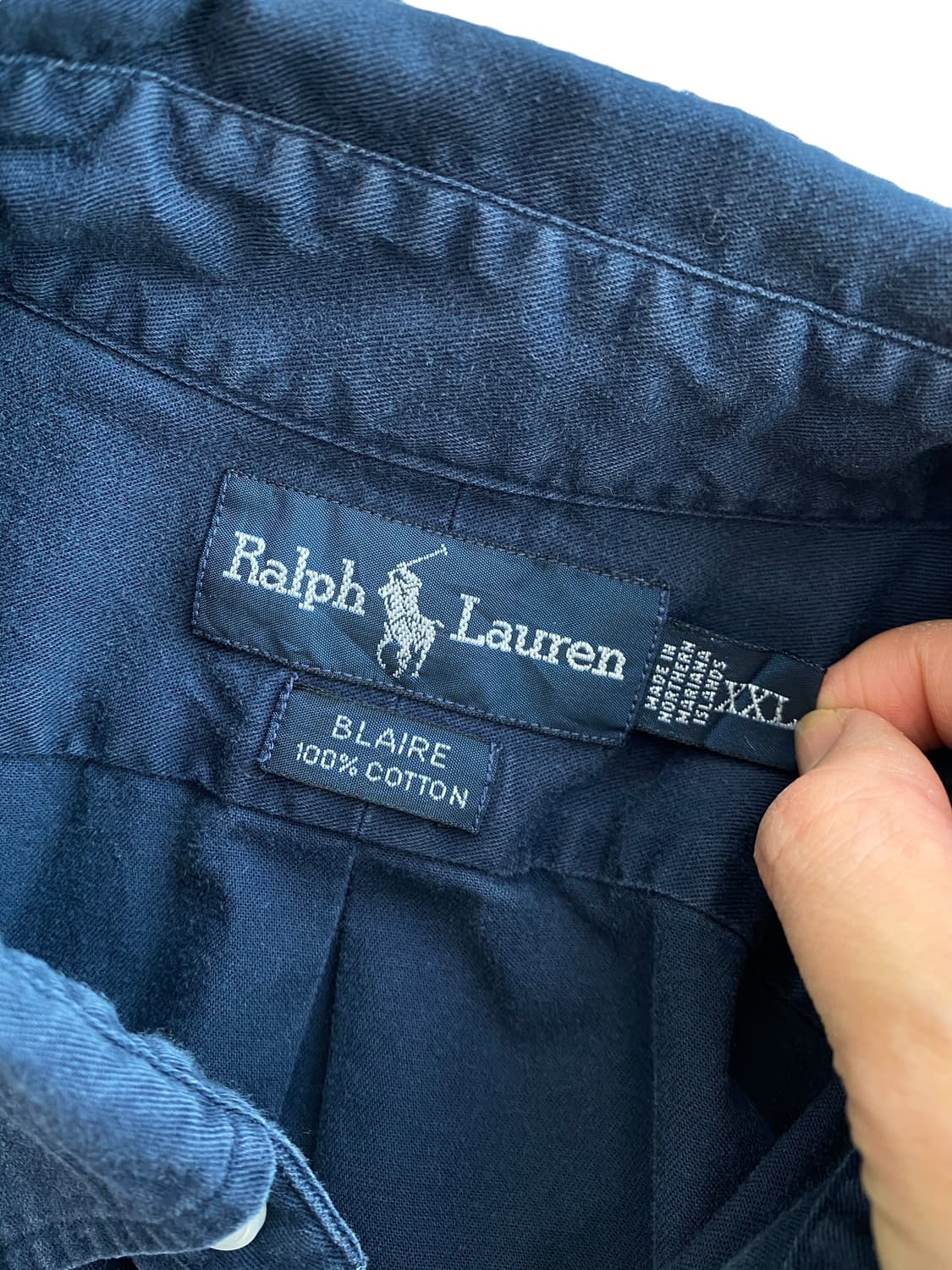 90's 폴로 랄프로렌 블레이어 트윌 셔츠 상품이미지5