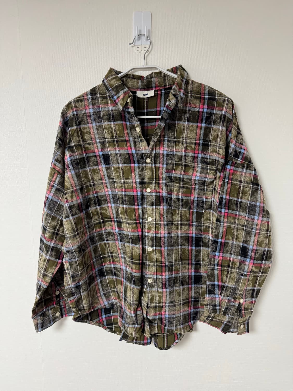 F) 브라운 워싱 셔츠 상품이미지1