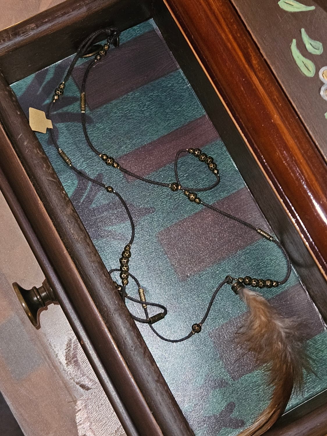 Vintage feather necklace 상품이미지3