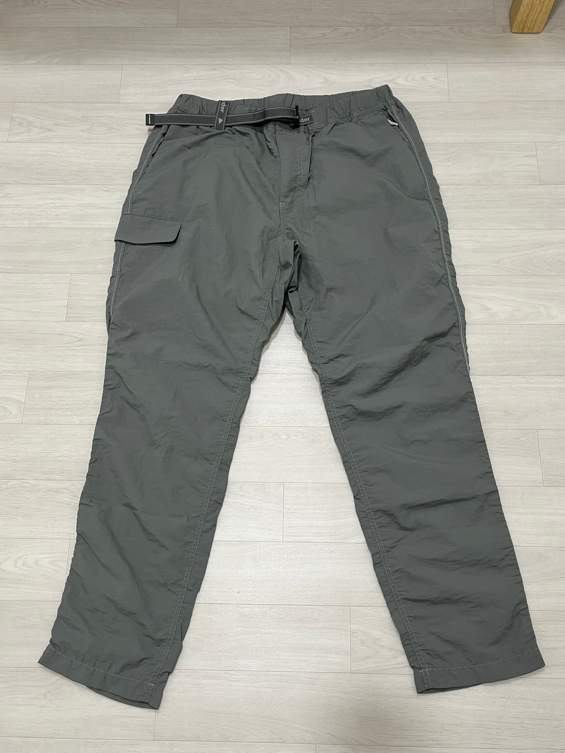 남성 XL] 앤드원더 Ny taffeta hiker pants 그레이색상 상품이미지5