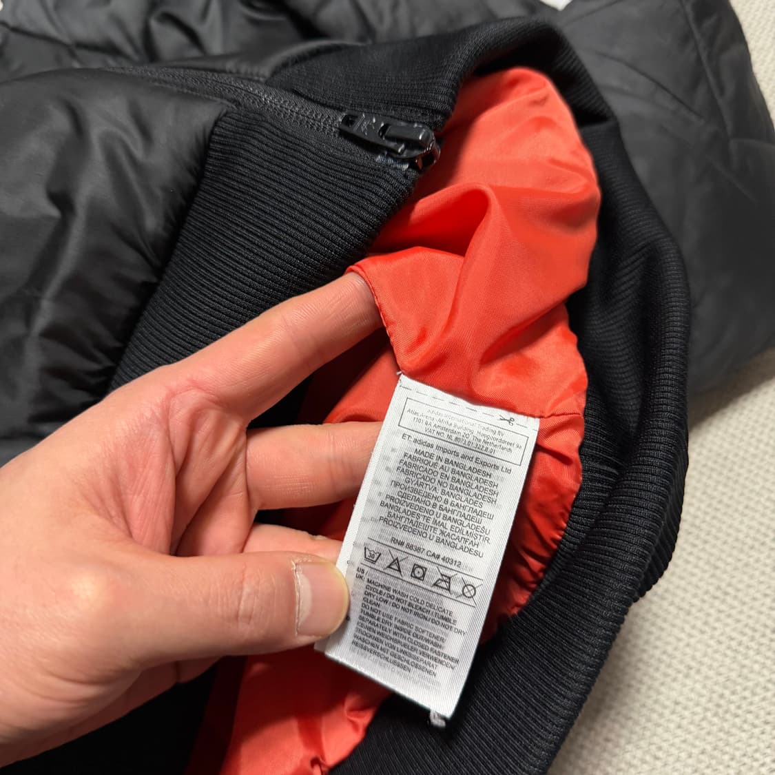 아디다스 퀼팅 패딩 자켓 상품이미지4