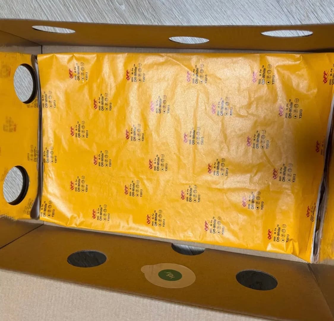 295) 나이키 x 오프화이트 덩크 로우 유니버시티 골드 미드나잇 네이비 상품이미지8