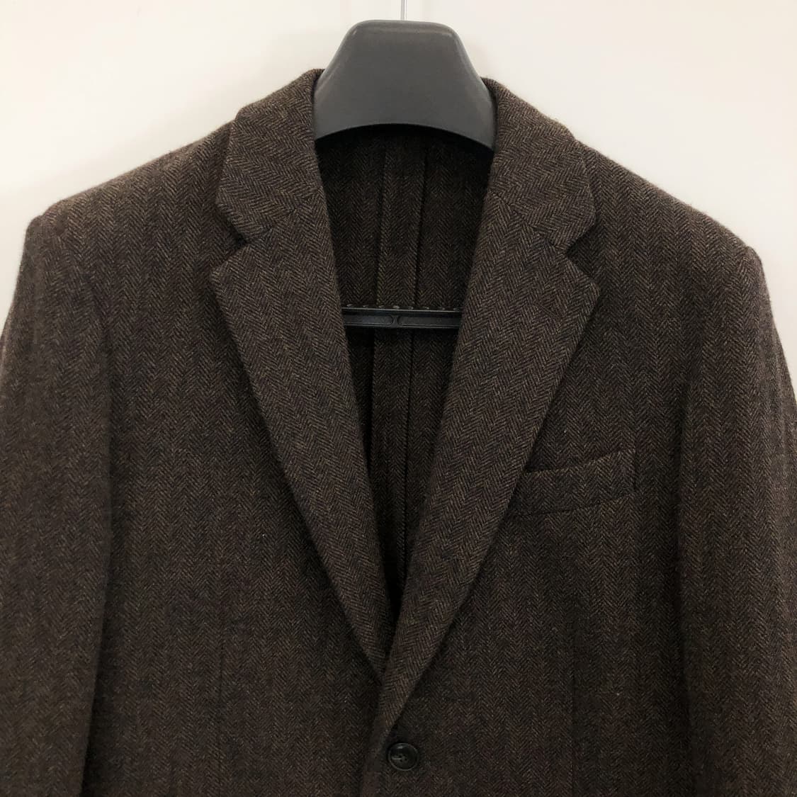 유니클로 헤링본 모직자켓 L 브라운  상품이미지2