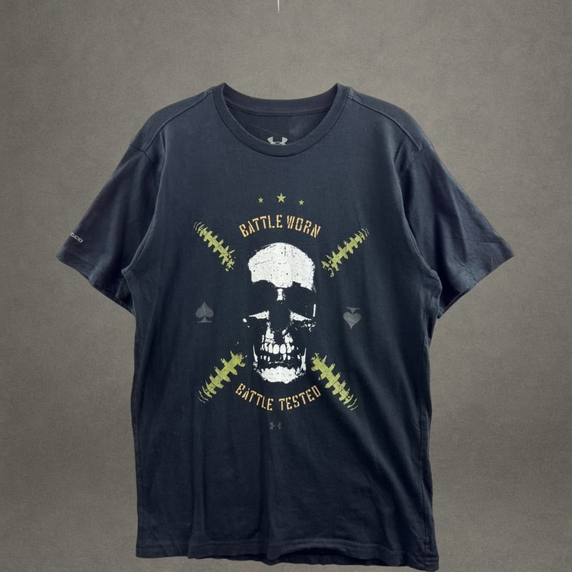 언더아머 BATTLE WORN 스컬 티셔츠 상품이미지1