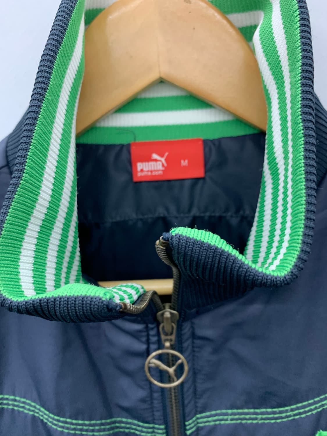 퓨마 00s y2k 그린 집업 상품이미지4