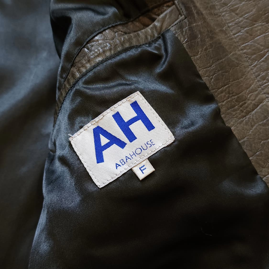 90s 아바하우스 빈티지 가죽자켓 크로커다일 엠보 소가죽 코트 F 상품이미지9