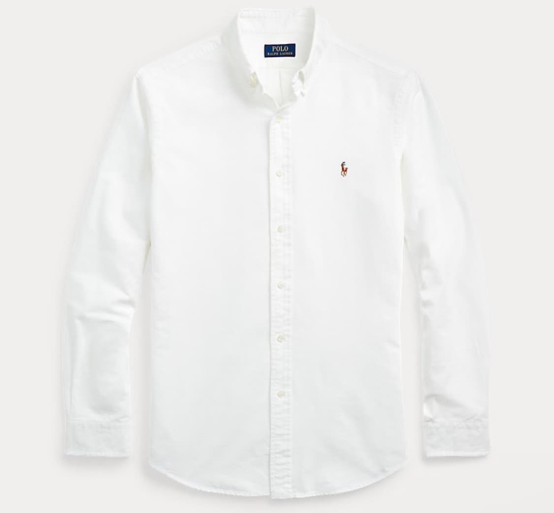 폴로 클래식핏 옥스포드 셔츠 화이트 L 상품이미지1
