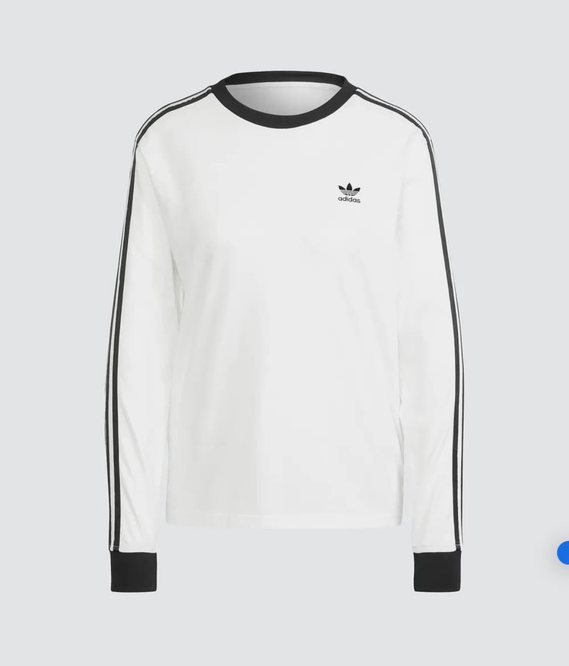 아디다스 3S 레귤러 긴팔 티 -화이트 상품이미지4