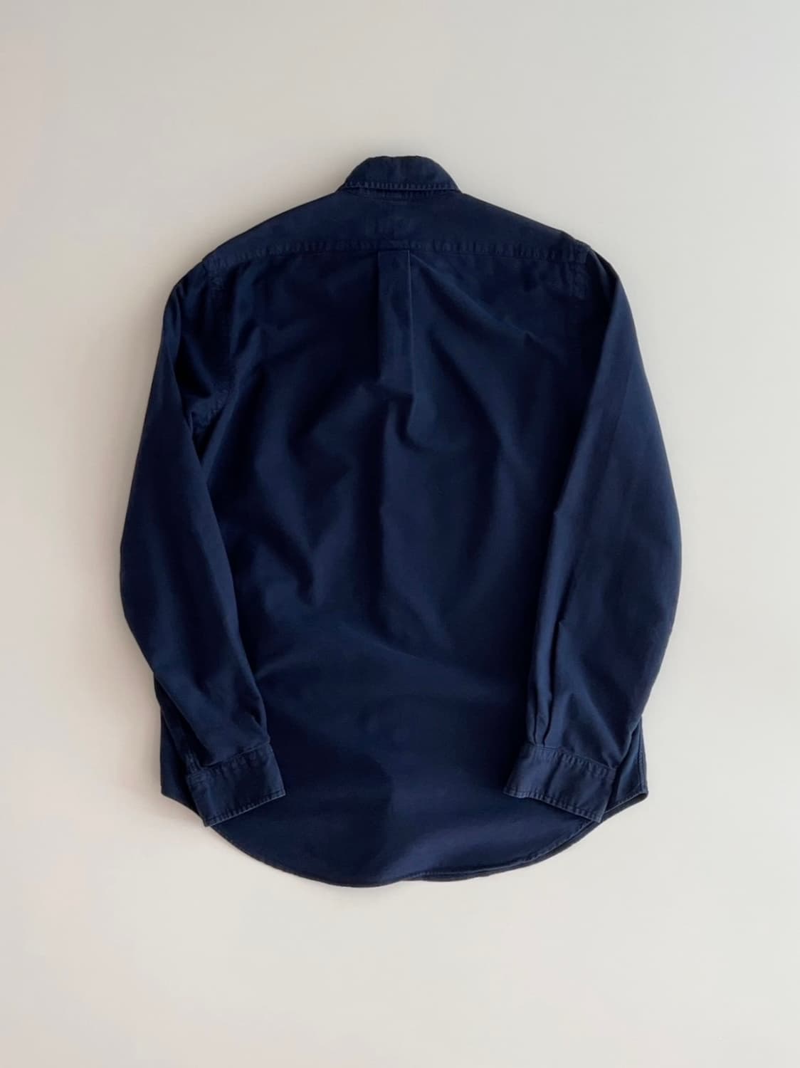 폴로 랄프로렌 네이비 가먼트다잉 셔츠 S 상품이미지5