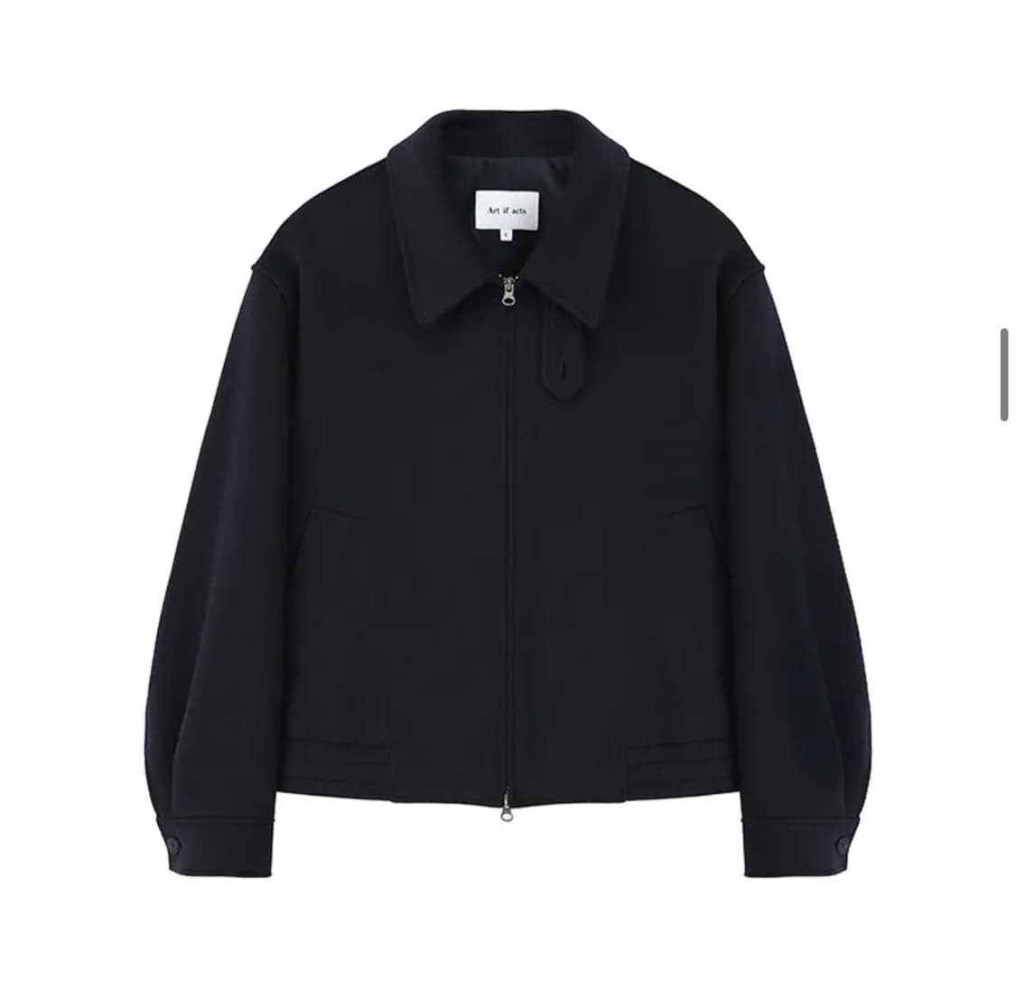 아트이프액츠 캐시미어 해링턴 블루종 m 사이즈 상품이미지1