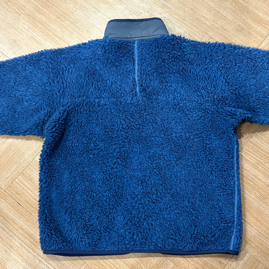[M] USA 파타고니아 딥파일 후리스 가디건 자켓 네이비 플리스 상품이미지9