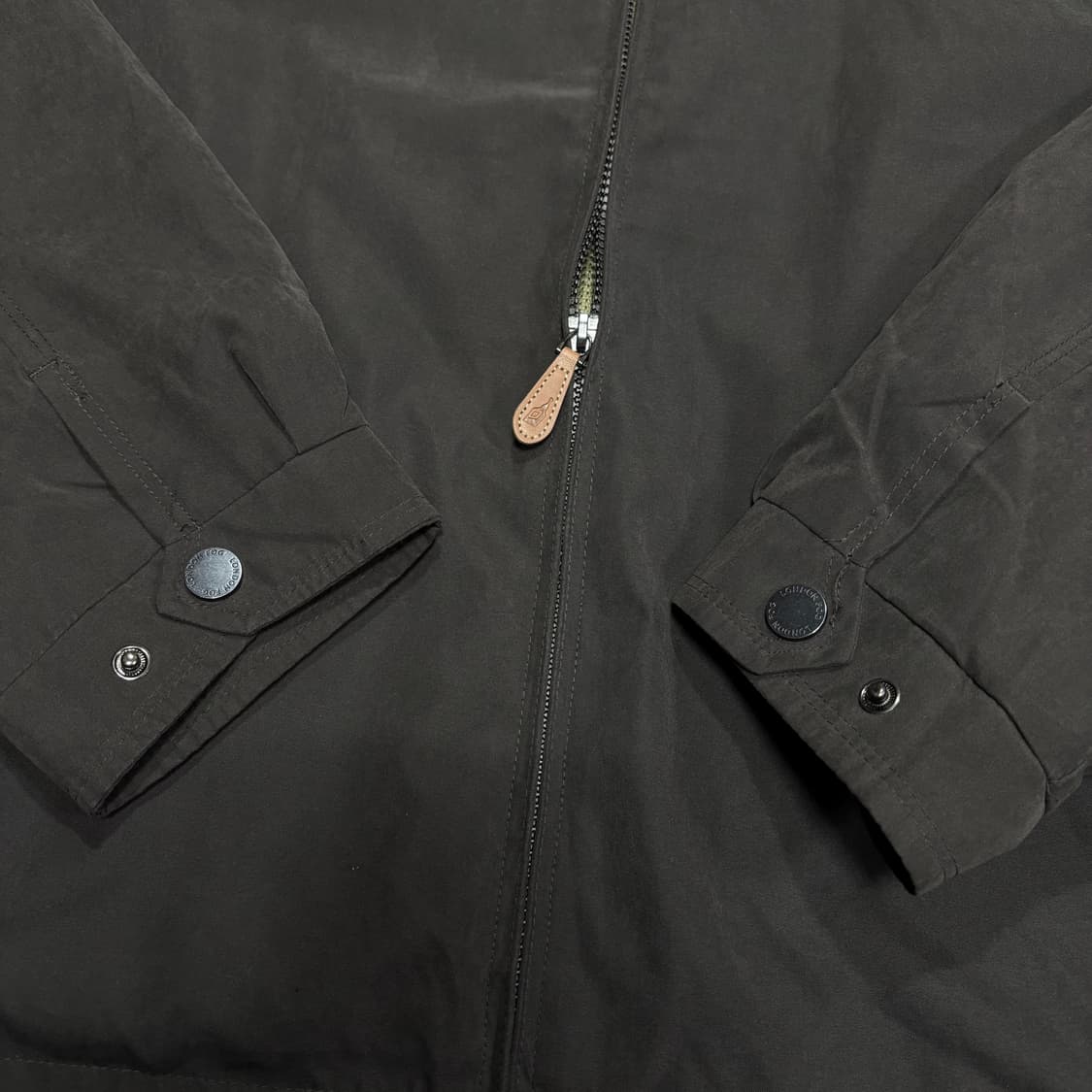 2XL 런던포그 다크그레이 워싱 블루종 스윙탑자켓 상품이미지3