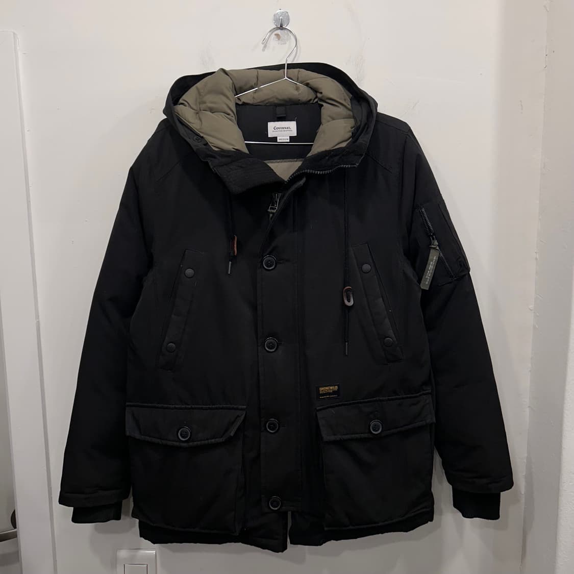 커버낫 구스다운 유틸리티 후드 패딩 파카 상품이미지2